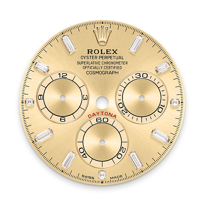 Rolex Cosmograph Daytona 18 ct yellow gold with lugs set with diamonds M126598TBR 0001