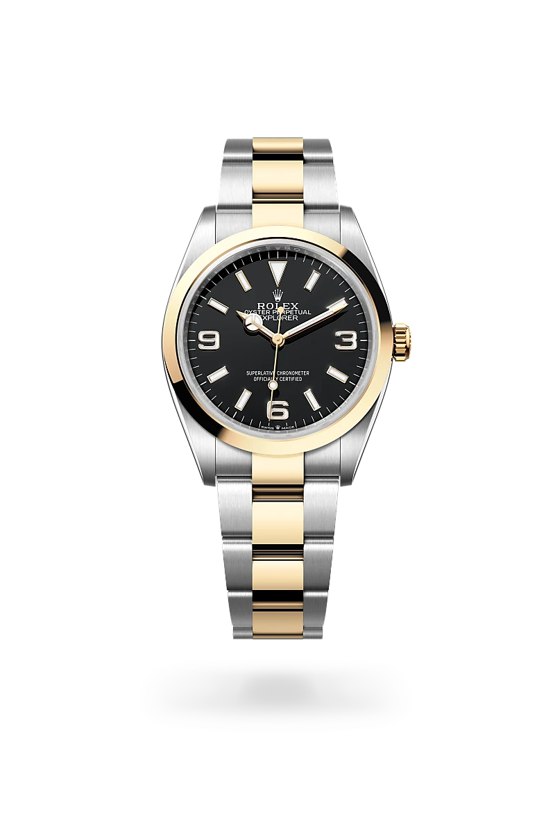 Rolex Explorer 36 Yellow Rolesor combination of Oystersteel and yellow gold M124273 0001